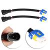 2Pcs 9006 Ceramic Connector Plug Socket Extension Wiring Harness Sockets Adapter