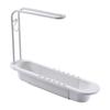 Kitchen Telescopic Sink Multifunctional Rack Storage For Dishwashing And Cleaning Supplies