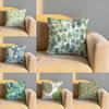 Lush Leaves Cushion Cover Soft Reversible  Durable Pillow Cover  MultiScene Use for Home  Car Daily Comfort