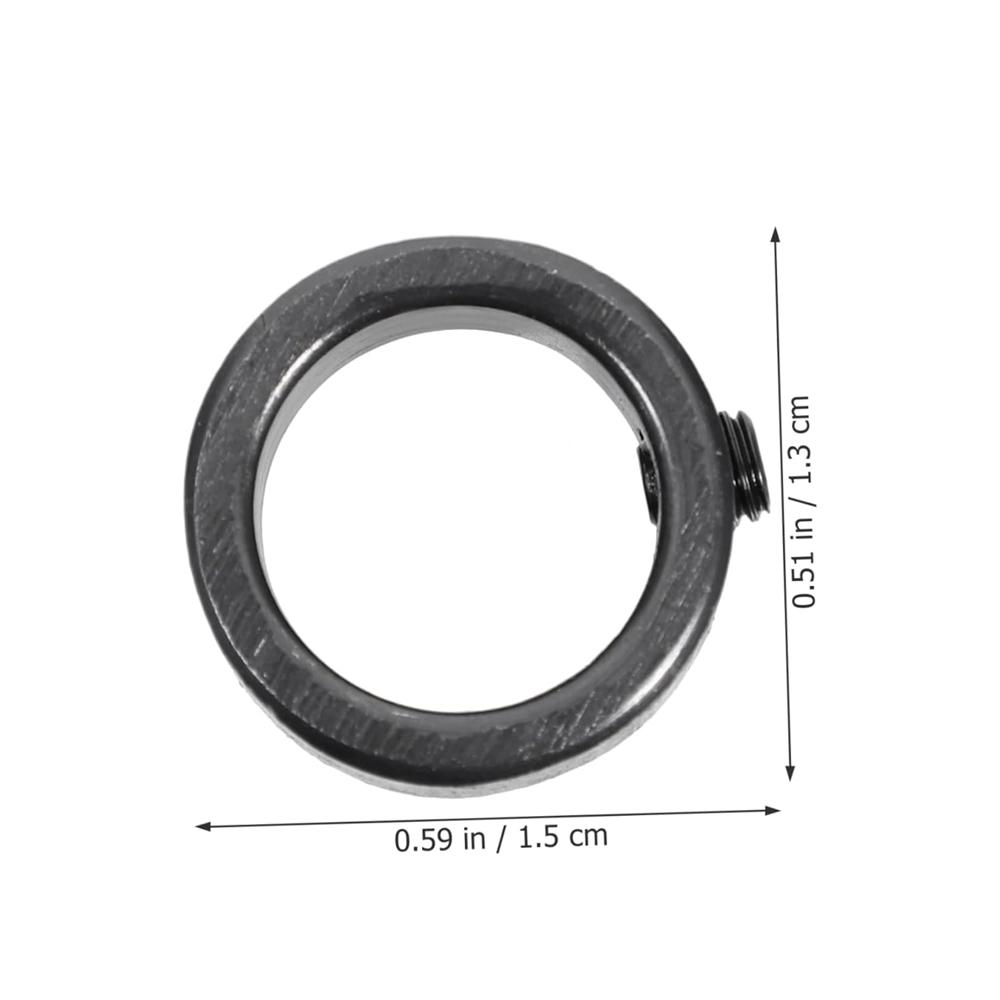 9 PCS Depth Stop Drill Bit Collar Set Positioner Ring and Hex Wrench Tighten The Stopper Set Screws Woodworking Tool