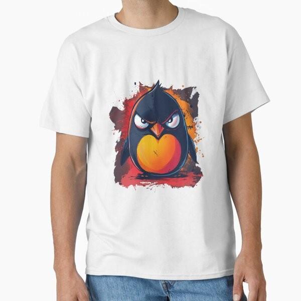 Angry Penguins Classic T-Shirt T-Shirt Made in US/AUS Size S-2XL Unisex T-Shirt S