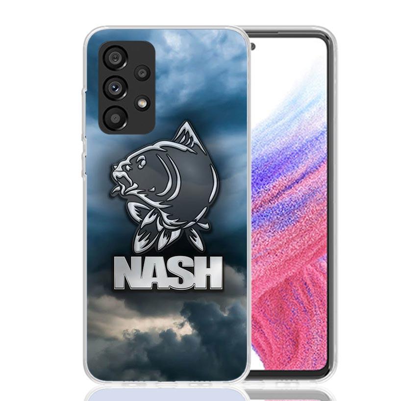 Nash Fishing Art Case Phone Cover for Samsung Galaxy A17 A16 A15 A14 A13 A56 A55 A54 A53 A36 A35 A34 A33 A26 A25 A24 A23 A05S Ga