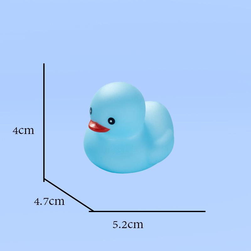 Hong Kong Edition Colorful Bath Squeak Little Yellow Duck Toy Set