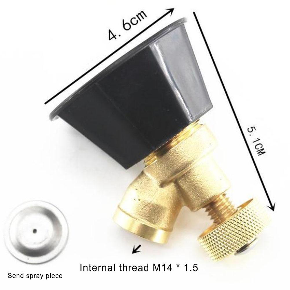 Black Atomizing Nozzle Equipment High Quality 5.1x4.6cm Adjustable