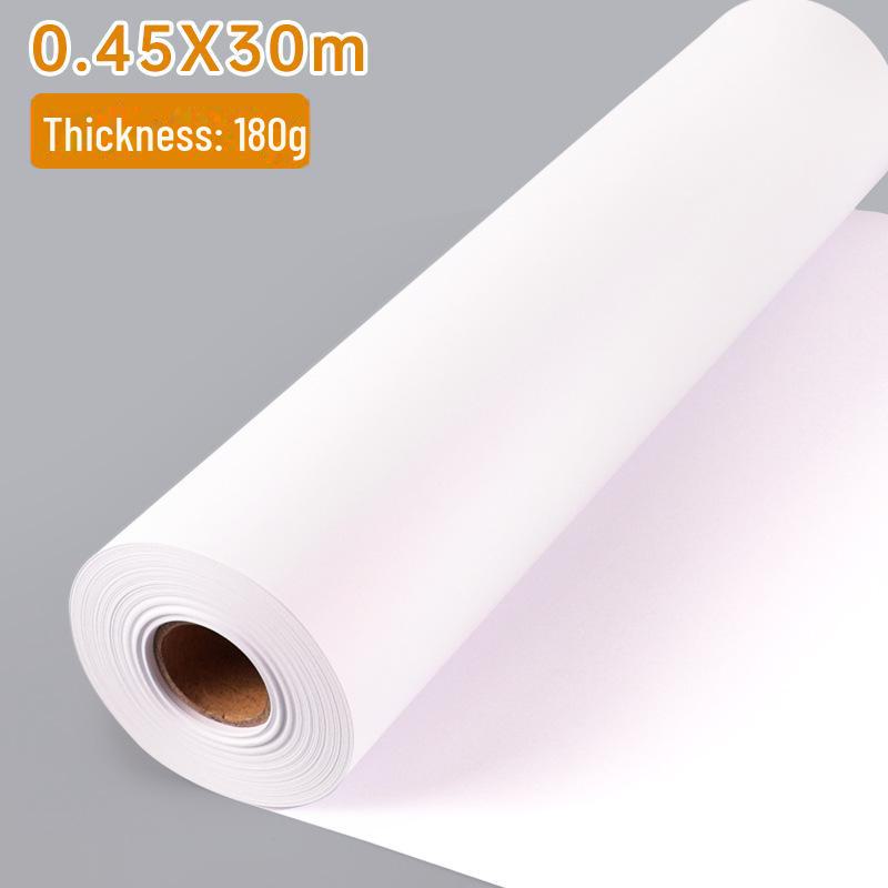 Extra Long Children's Drawing Paper Roll - Large White Canvas for Painting