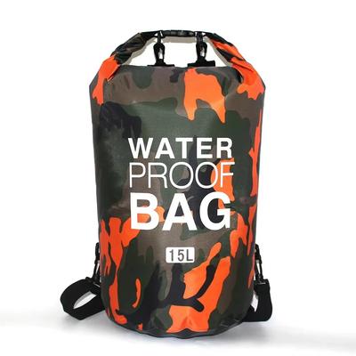 10/15/20/30L Outdoor Home Camouflage Waterproof Portable Organize Bags River Hiking Dry Bag PVC Coated Sundries Storage Bags