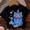 Harajuku Child Clothes Fashion Kids T-Shirt Girls Boys Clothing Kpop Demon Hunter HuntrX Graphic Short Sleeve Tees Tops/