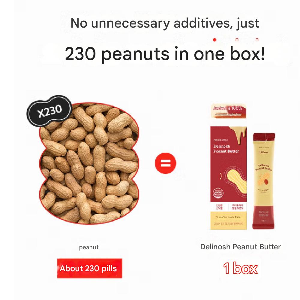 Delinosh Squeeze Peanut Butter Sticks 5 x 25g