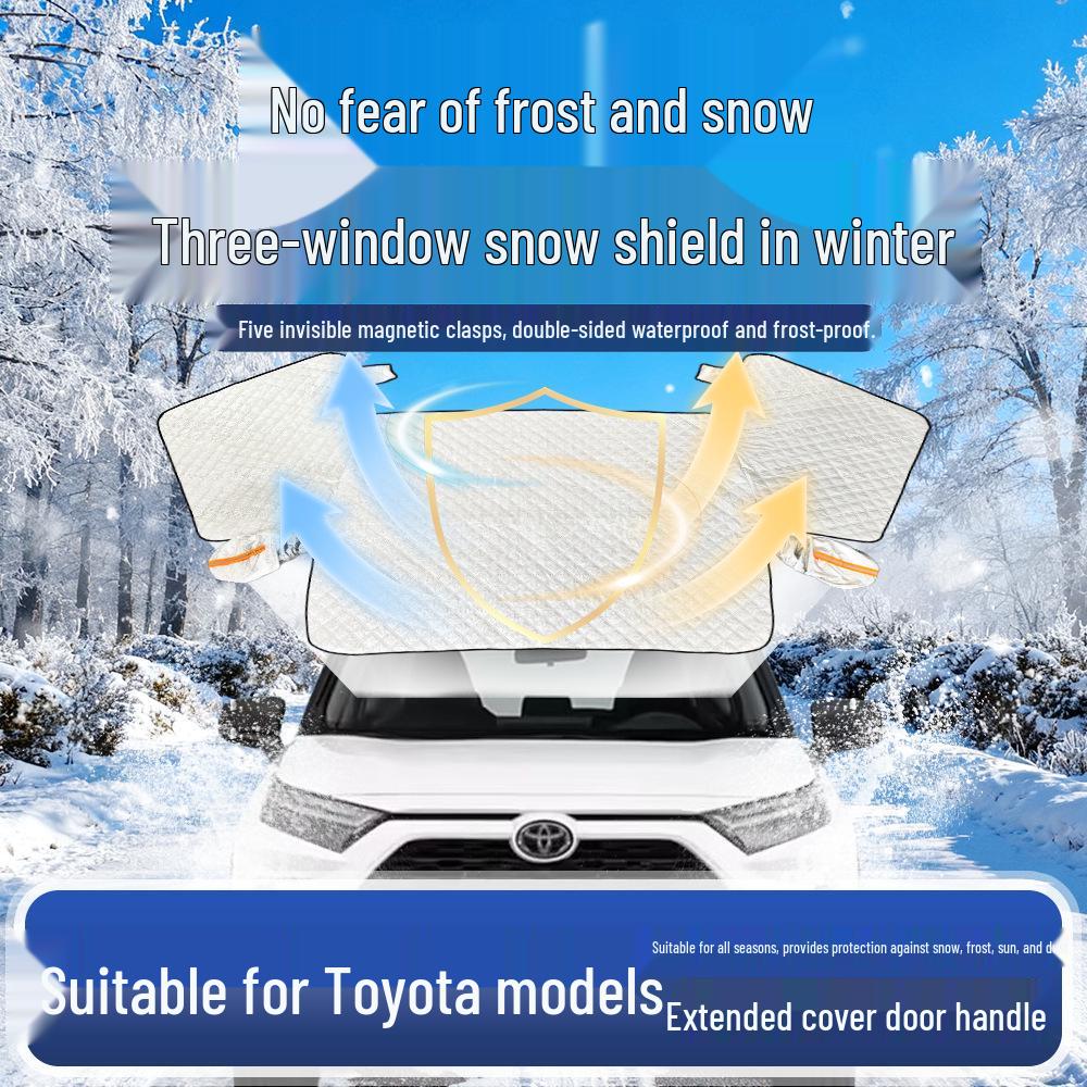 Снежкозащитный и утепленный зимний чехол для автомобиля Toyota Corolla, Levin, Camry, Wildlander Corolla Rui Fang