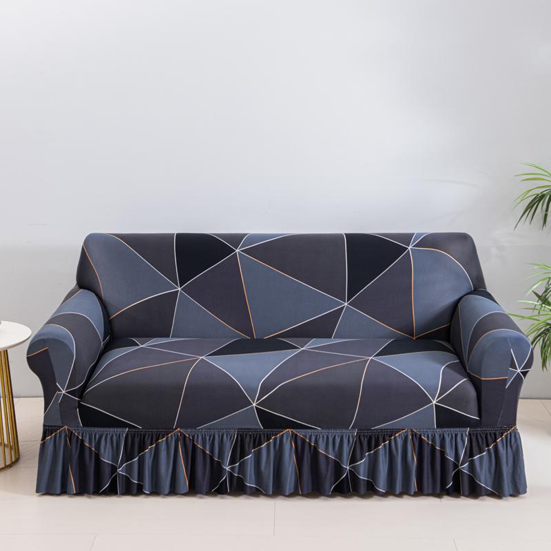 Stretch Floral Couch Cover Sofa Covers Washable Furniture Protector For Dogs Corner Sofa Skirt 1/2/3/4 Seater Sofa Slipcovers