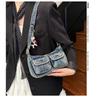 Shoulder Armpit Baguette Fashion Simple Commuter Bag 2025 New Denim Bag