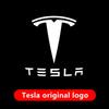 Car Sticker 2025 New Tesla 2pcs For Tesla Model Y 3 S X Door LED Logo Projector Puddle Light Super Bright Welcome Light Laser Sh