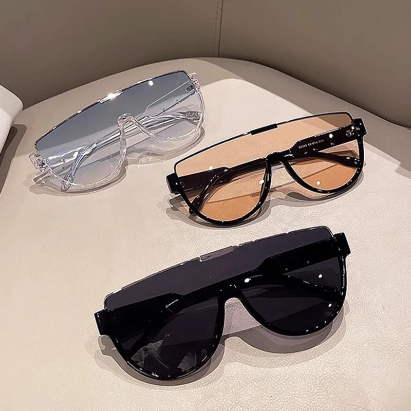 Korean Style Sunglasses for Men Fashion Trendy Anti-reflective Sun Glasses Women Outdoor Mountaineering Female Sun Glass