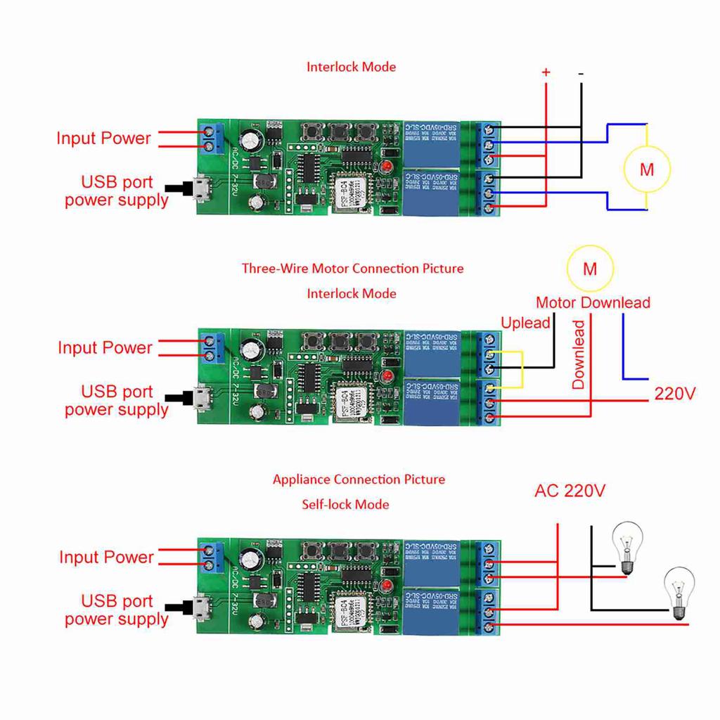 Smart WiFi , Wireless Remote Control Module with Timer and Voice Control, Compatible with for Smart Home