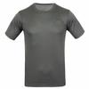 9517 Gray Quick-Dry Short-Sleeve Training Set