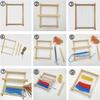 Webstuhl-Set für Kinder aus Holz – Komplettes DIY-Handstrickmaschinen-Set mit Werkzeugen und Garn