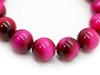 Pink Tiger Eye 14mm Prayer Bead Bracelet Natural Stone Power Stone Money Luck Work Luck Financial Luck [Shiki] [[b309]