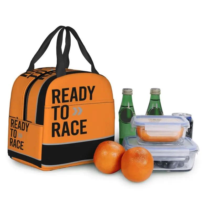 Ready To Race Thermoisolierte Lunchtasche Enduro Cross Motocross Bitumen Bike Life Tragbare Lunch-Tragetasche Reiseaufbewahrung Lebensmittelbox