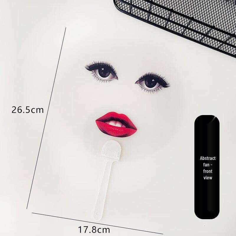 Смешной абстрактный бамбуковый ручной веер Shixun