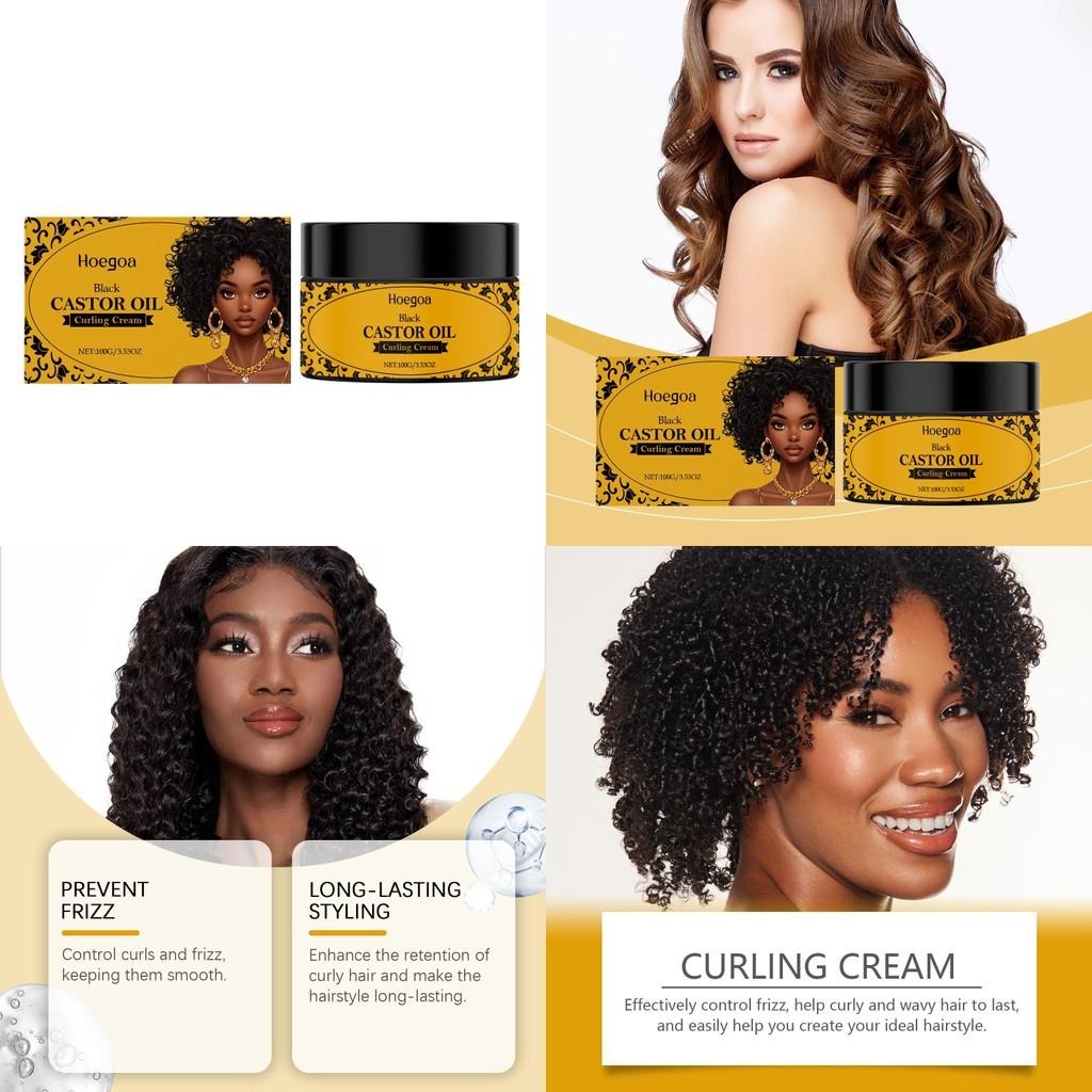 Hoegoa Moroccan Nourishing Curl Cream Gentle Formula For Soft Natural Hair Care