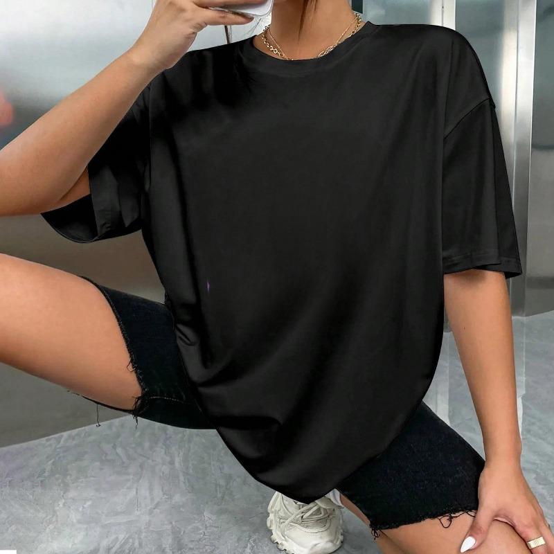 Summer Fashion Women's Clothing Blessed to Be Called Mom And Grandma Letter Printed Loose T-shirt Women's Casual Short Sleeved Top