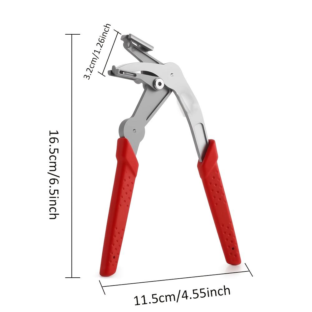 Car Clip Removal Pliers For Plastic Rubber Round Rivet Fasteners, Auto Interior Door Panel Chassis Trunk Clip Remover Repair Hand Tool For Vehicle
