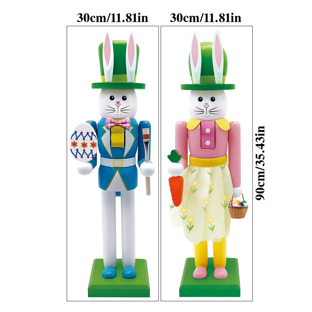 

Easter Clings For Glass Window 2-Piece Reusable Decals Home Decor Spring Window Clings Bunny Decor For Home Office Classroom Car 90x30cm