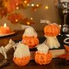 Halloween Ghost Pumpkin Scented Candle Set Handmade Soy Wax Decor Home Party Table Centerpiece