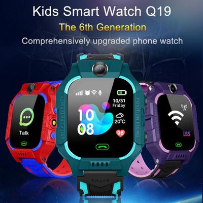 Q19 Kids Smart Watch HD-compatible Display Sensitive Touch Control Two-way Communication 1.44 Inch Screen Intelligent Anti-lost LED Digital