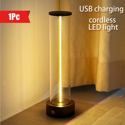 1ks Jednoduchá LED nabíjacia linka Nočné svetlo Dotykové USB nabíjanie Atmosférická stolná lampa Kreatívny darček Kvantové atmosférické svetlo
