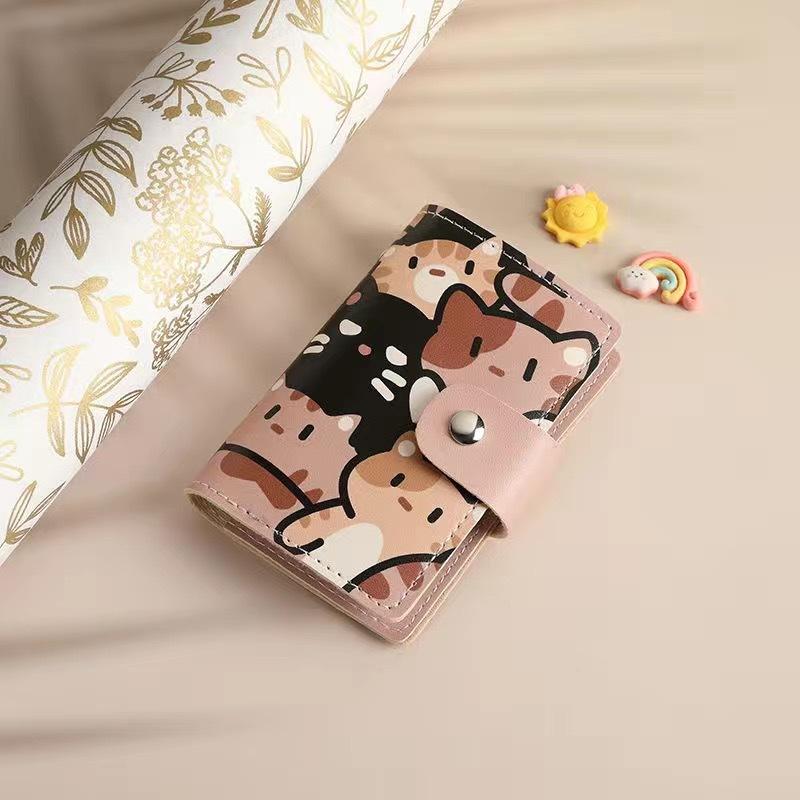 Ultra-Slim Card Holder Cute Cartoon Card Holder Multiple Card Slots For Men and Women 10.5*8cm