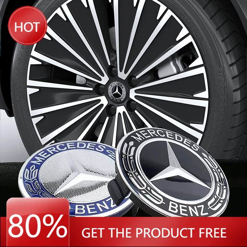 Car Sticker 4PCS 56mm 65mm Car Wheel Center Logo Hub Cap For Mercedes Benz W204 C218 A207 C117 CLA CLS E Class W212 S212 X166 W1