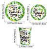 St. Patrick'S Day Children'S Party Party Arrangement Paper Cup Plate Knife Fork Spoon Set
