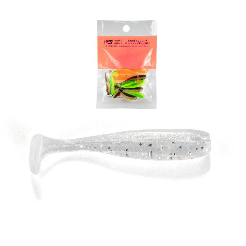 

T-Tail Added Fishy Odor Fishing Shaker Anti Hanging Bottom Fishing Bait Biomimetic Two-Color Bait