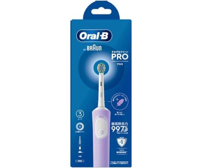 

Braun Deep Clean PRO Floss Lilac Mist Electric Toothbrush Rechargeable P&G Oral-B (1 unit) [P&G] белый
