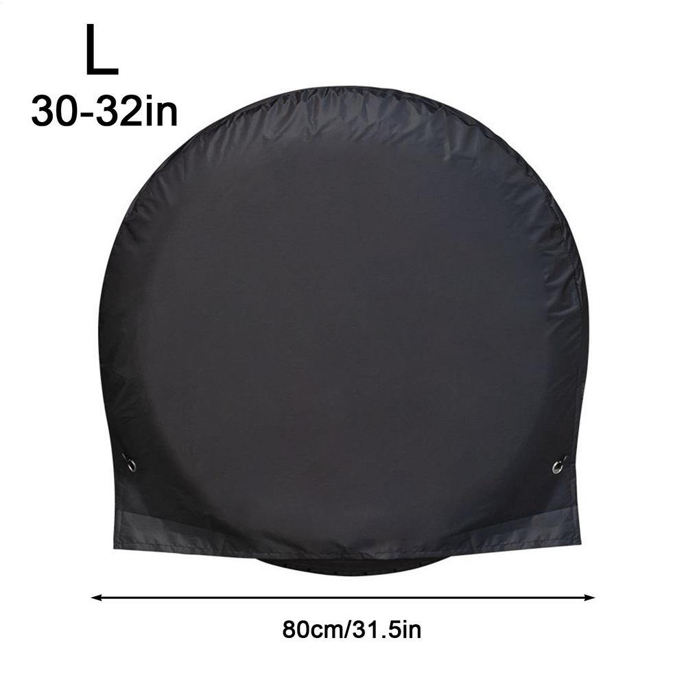 Tire Covers For Car 4X Trailer Tire Protection Cover Oxford Fabric Vehicle Maintenance Wheel Guard For Caravan Truck RV Yard