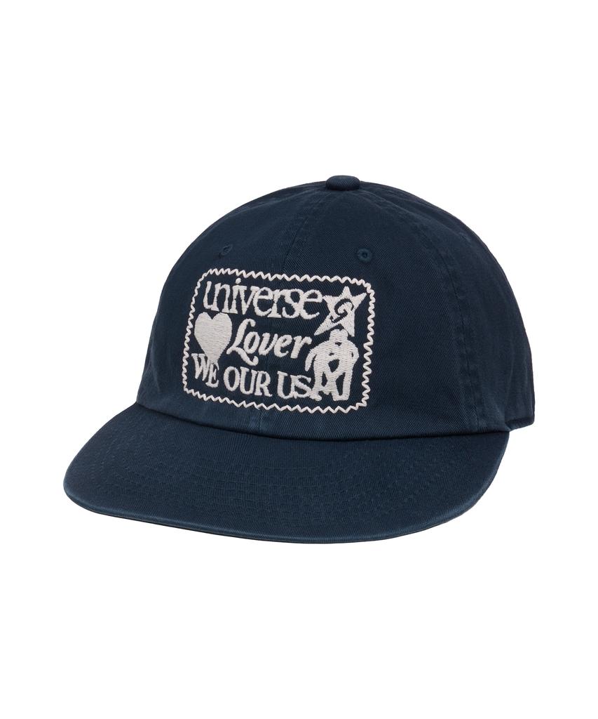 Yunibeoseugameonteu Universe Rubber Patch Washed Cap_Navy