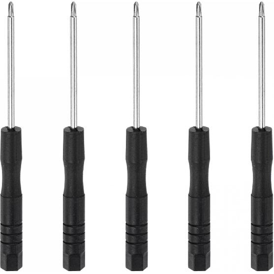 Uxcell Mini Phillips Screwdriver, 1.5mm Cross Head for Watch Eyeglasses Metal Buckle Electronics Repair, 5 Pcs