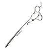 Napson 8-inch Glossy 5-Piece Pet Grooming Scissors Set with Straight Shears, Rake Comb, and Fishbone Tooth Comb