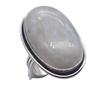 Moonstone Natural Gemstone Antique Silver Ring US Size-6 R 4993