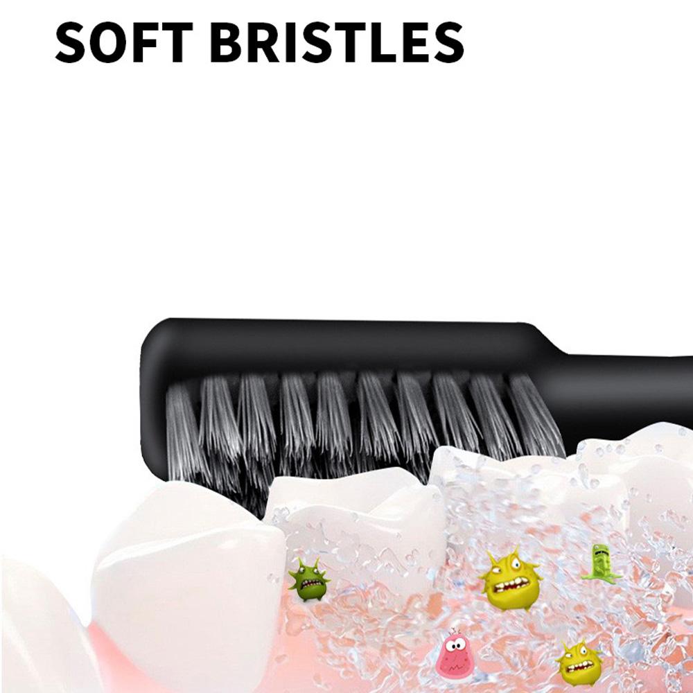 Portable Compact Charcoal Folding Toothbrush - Perfect for TravelCamping, and Hiking - Easy to Take and Efficient Teethbrush