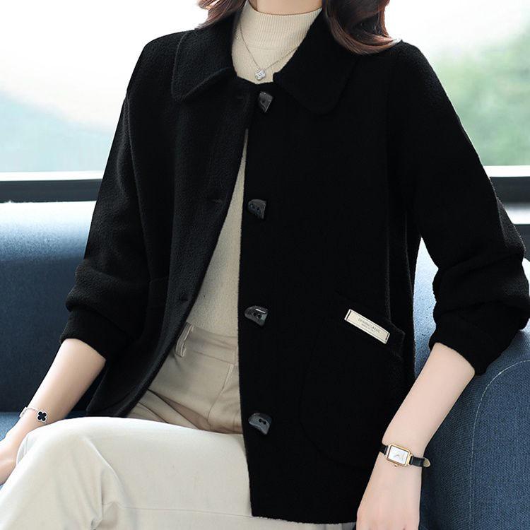 350g Women's Petite Wool Coat - Autumn/Winter 2025 Collection: Short Cardigan Overcoat