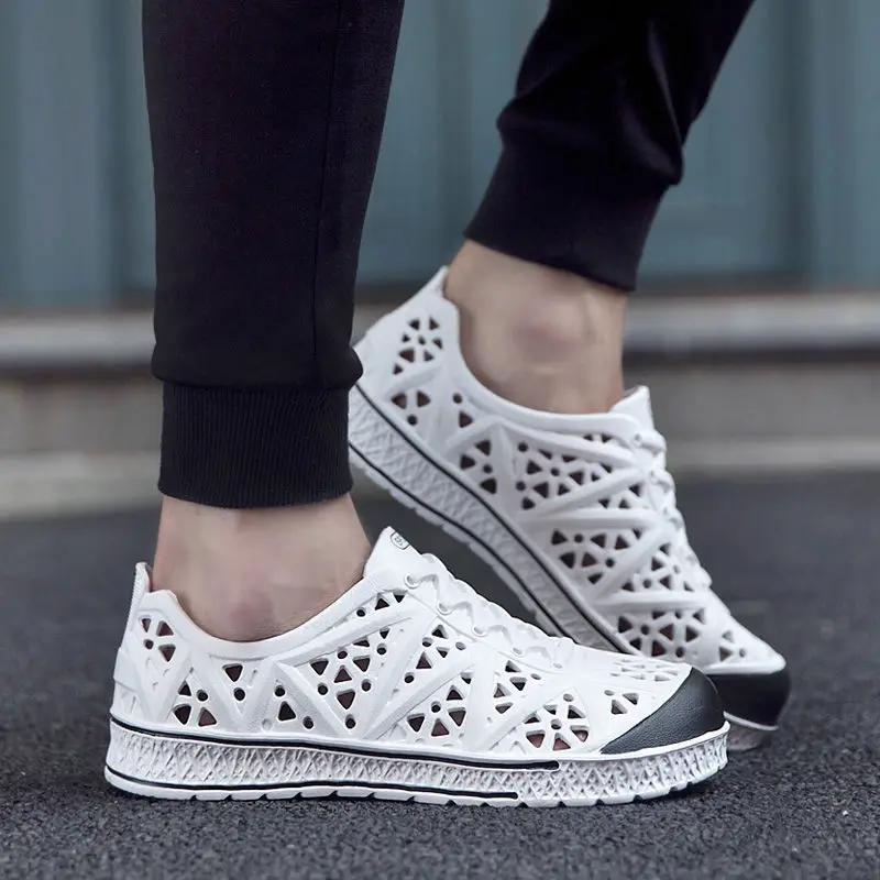 Fashion Ultralight Men's Sandal Hole Shoes Outdoor New Arrival High Quality Number 41 Expensives Summer 2025 39 Japanese Pvc Male Shoe