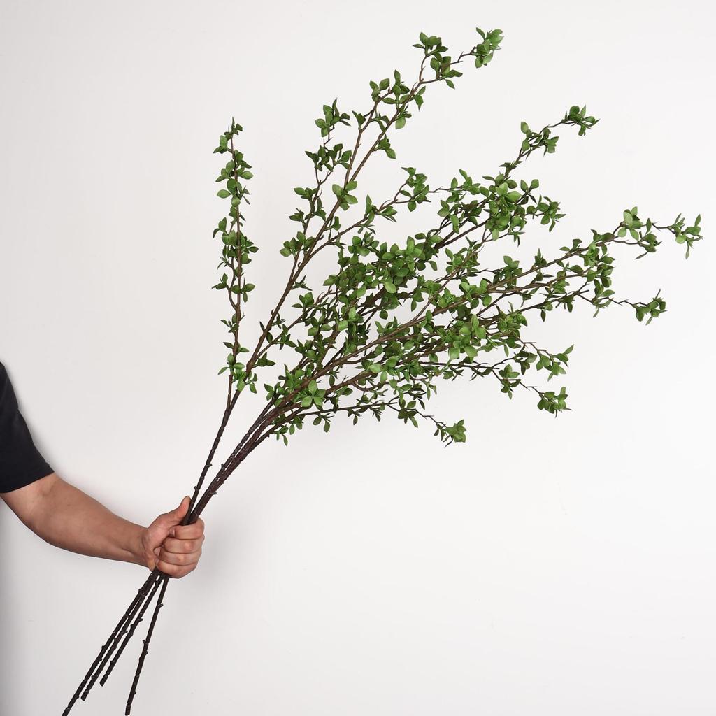 Spring Buds & Green Leaves Artificial Plant for Vase Decoration and Wedding Decor