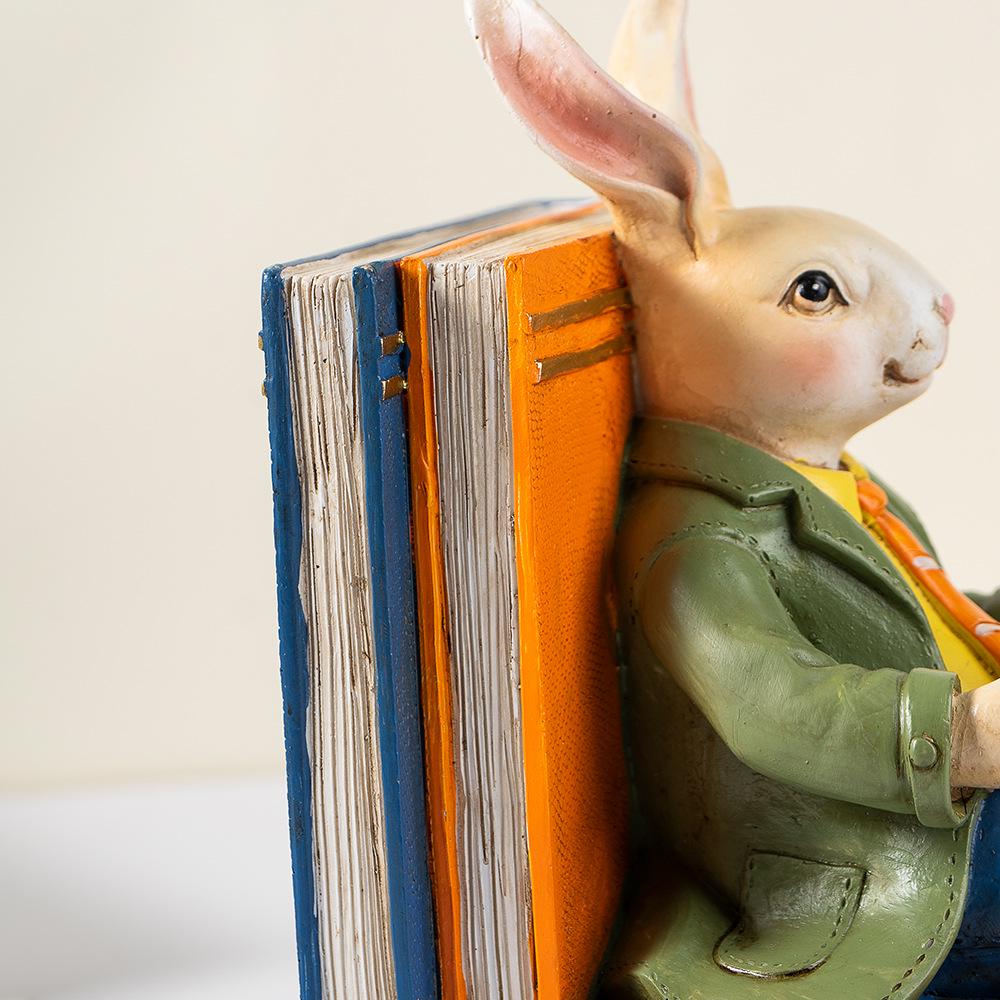 Mr. Rabbit Resin Ornament: Home & Office Decoration