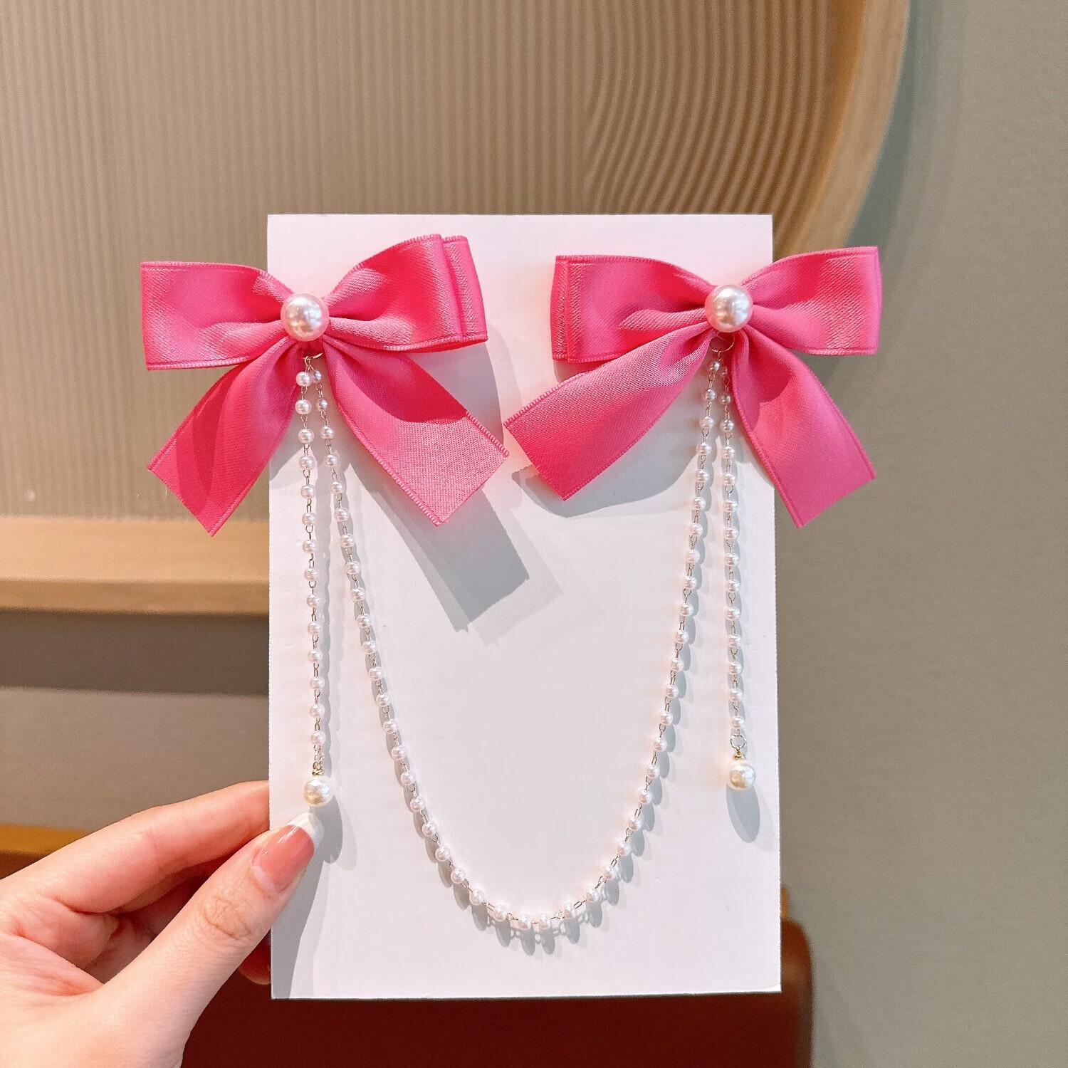

Girls Bow Hair Clip Hairpin Large Bowknot Hair Accessory for Kids Children Hair Decoration Suitable for Various Hairstyles and Occasions One Size