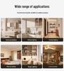 Modern Cross-Border LED Folding Leaf Lamp for Home Bedroom: E27 Screw Base, Crystal Design, Detachable Fan Blades