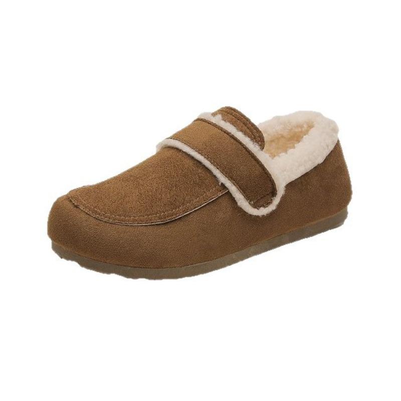 Height-increasing Shoes, Women's Fleece Warm Cotton Shoes, Thick-soled Versatile Full-bag Shoes