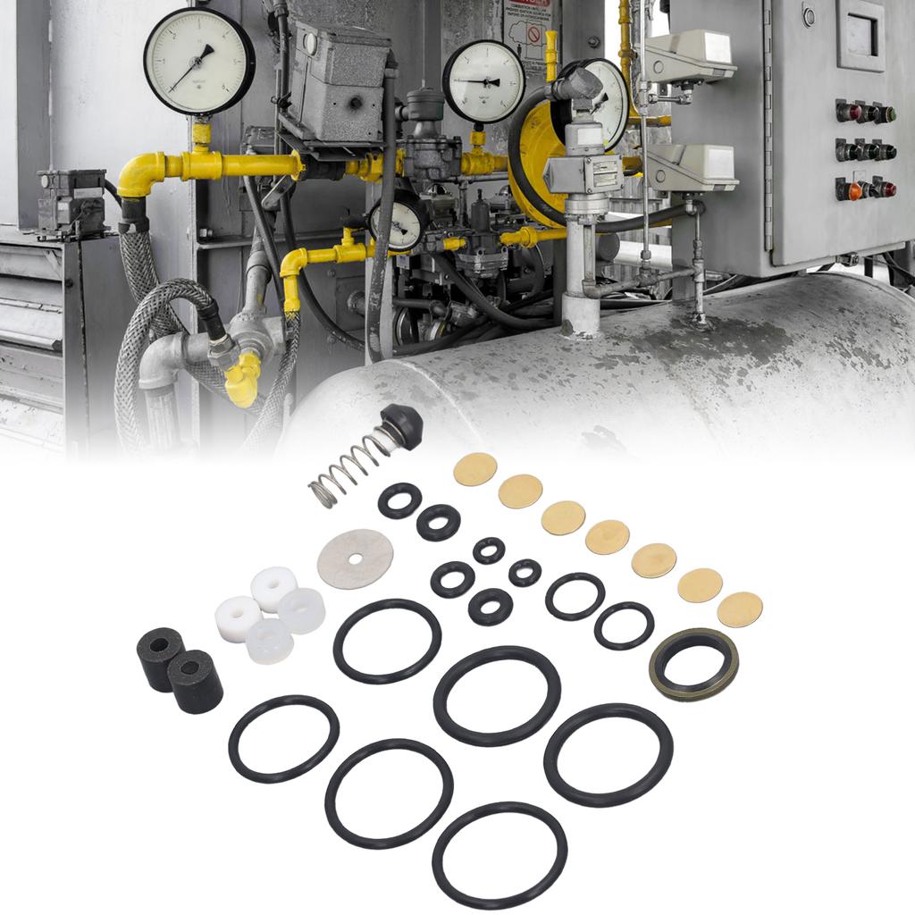 12V   Compressor Replacement Parts 30mpa Metal PVC Sealing  Piston  Set for High Press