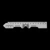 W89C Optical Measuring Eye Measurement Measure Meter Ophthalmic Vernier Glasses Ruler